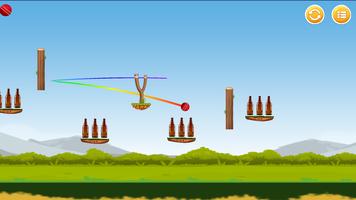 Bottle Knock Down - Red Ball Bottle Shooter screenshot 1