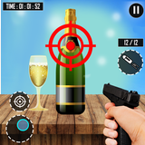 Bottle shooting Gun Games 3D