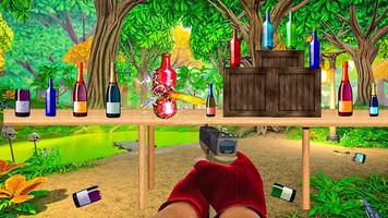 Bottle shooting Gun Games 3D 截圖 1