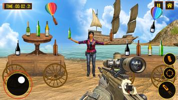 Bottle Shooting Game-Gun Games постер