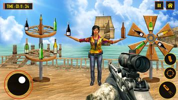 Bottle Shooting Game-Gun Games скриншот 1