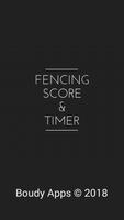 Fencing Score & Timer Affiche