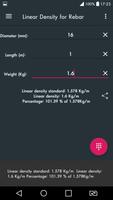 Linear density for rebar 스크린샷 1