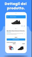 3 Schermata App per comprare vestiti