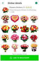 Stickers fleurs pour WhatsApp Affiche