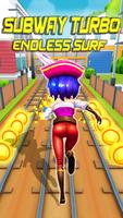 Subway Turbo Endless Train Surf plakat