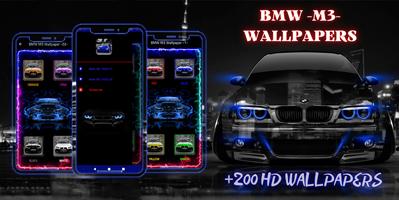 BMW M3 Wallpaper Plakat