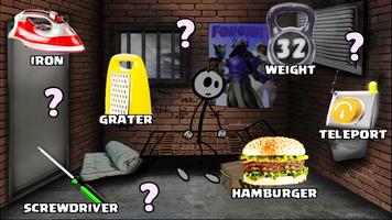 Stickman jail-break escape 2 Poster