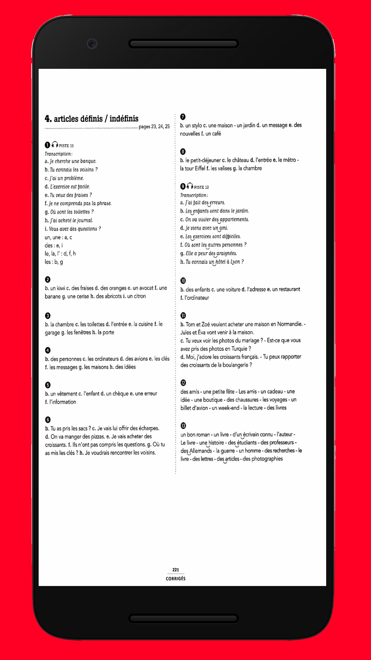 Grammaire essentielle du français niveau A1 A2 for Android - APK Download