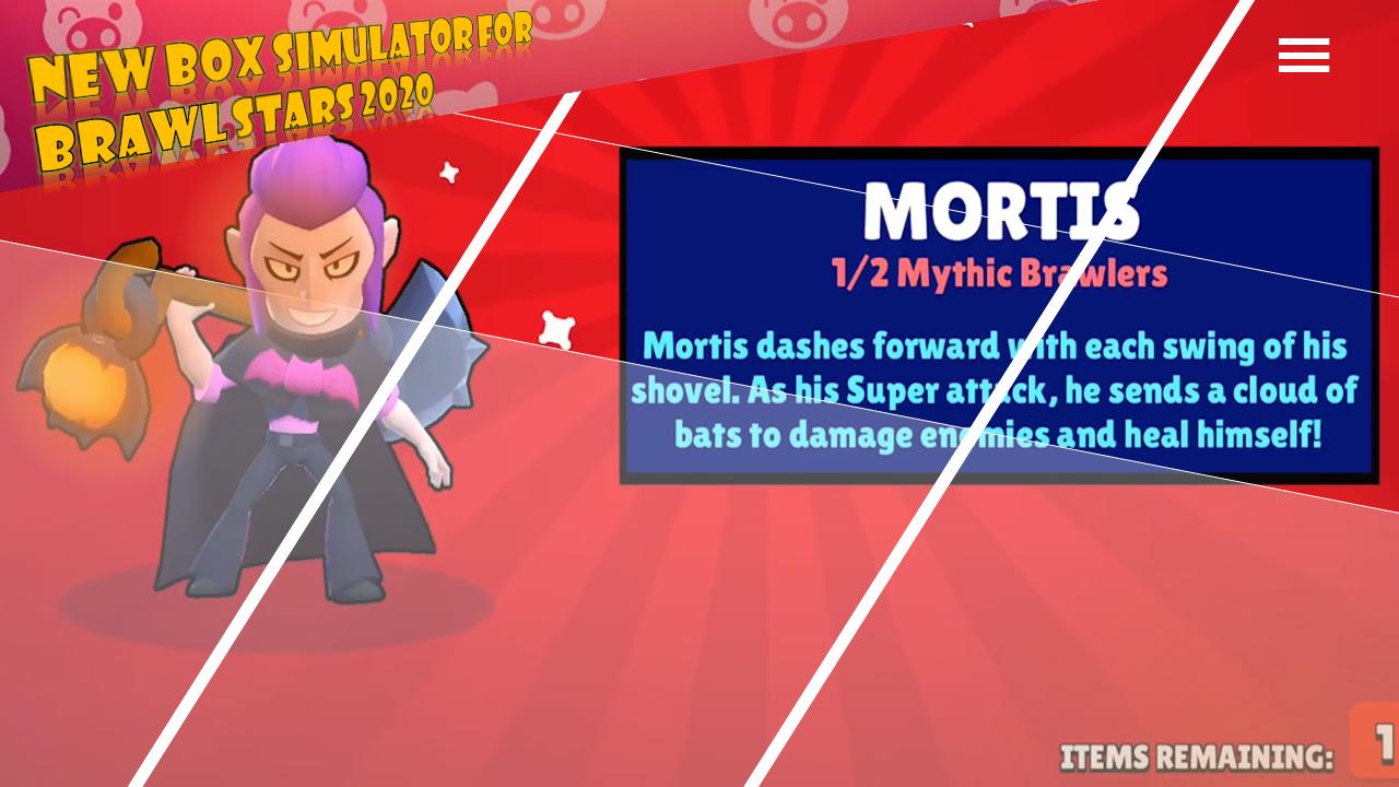 New Box Simulator For Brawl Stars 2020 For Android Apk Download - personaje de brawl stars mortis