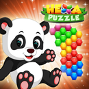 Panda Hexagon Blocks-APK