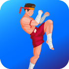 Muay Thai - Kickbox-Trainer Zeichen