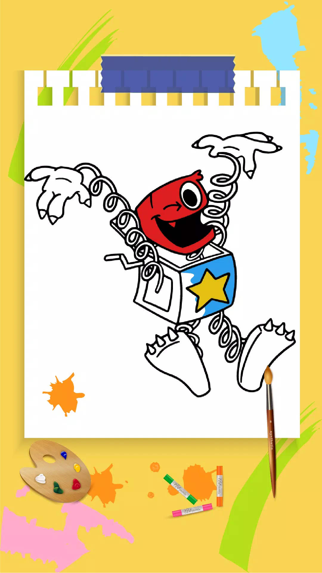 Poppy Playtime Chapter 2 Coloring Pages: Free Printable Sheets