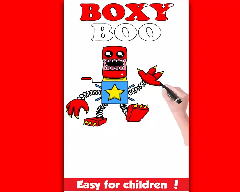 Desenhos para colorir de Boxy Boo (Projeto: Playtime)