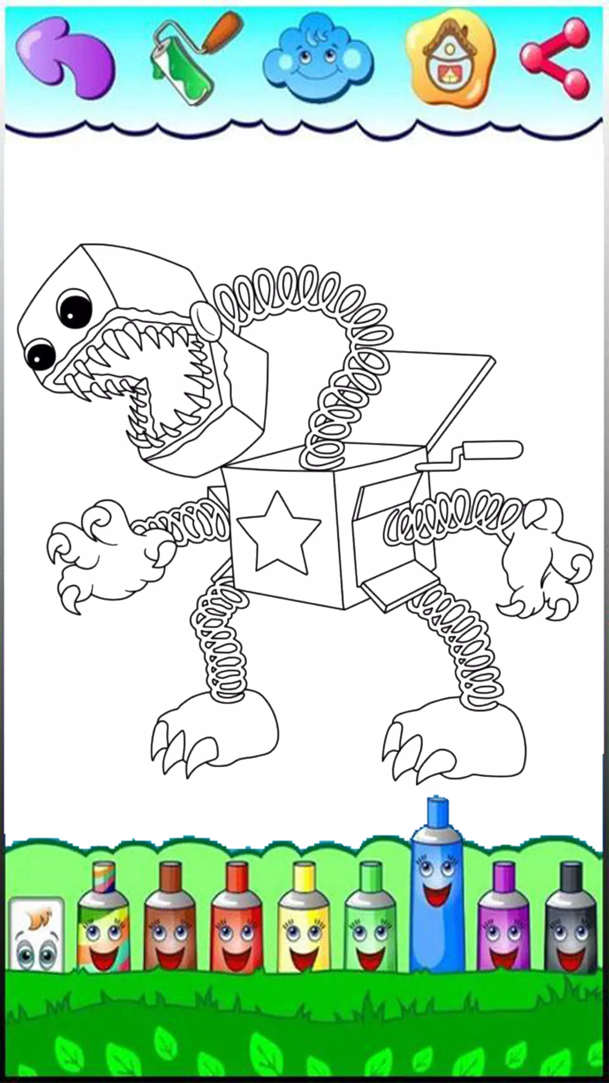 boxy boo coloring book Download