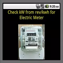 Descargar APK de Compruebe kWh Meter
