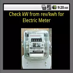 Verifique Medidor de kWh