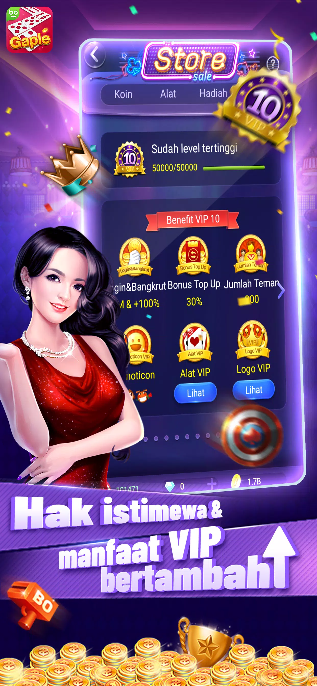 Domino Gaple Boya:Qiuqiu Capsa