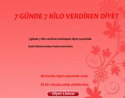 7 günde 7 kilo verdiren diyet 截圖 3