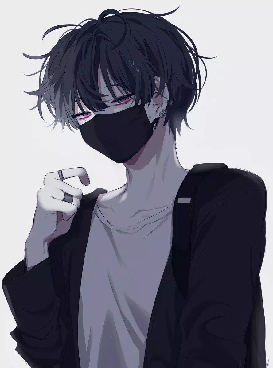 Dark anime boy😍