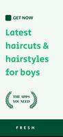 Latest hairstyles for boys Plakat