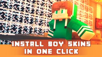 boy skins for minecraft pocket edition Ekran Görüntüsü 1