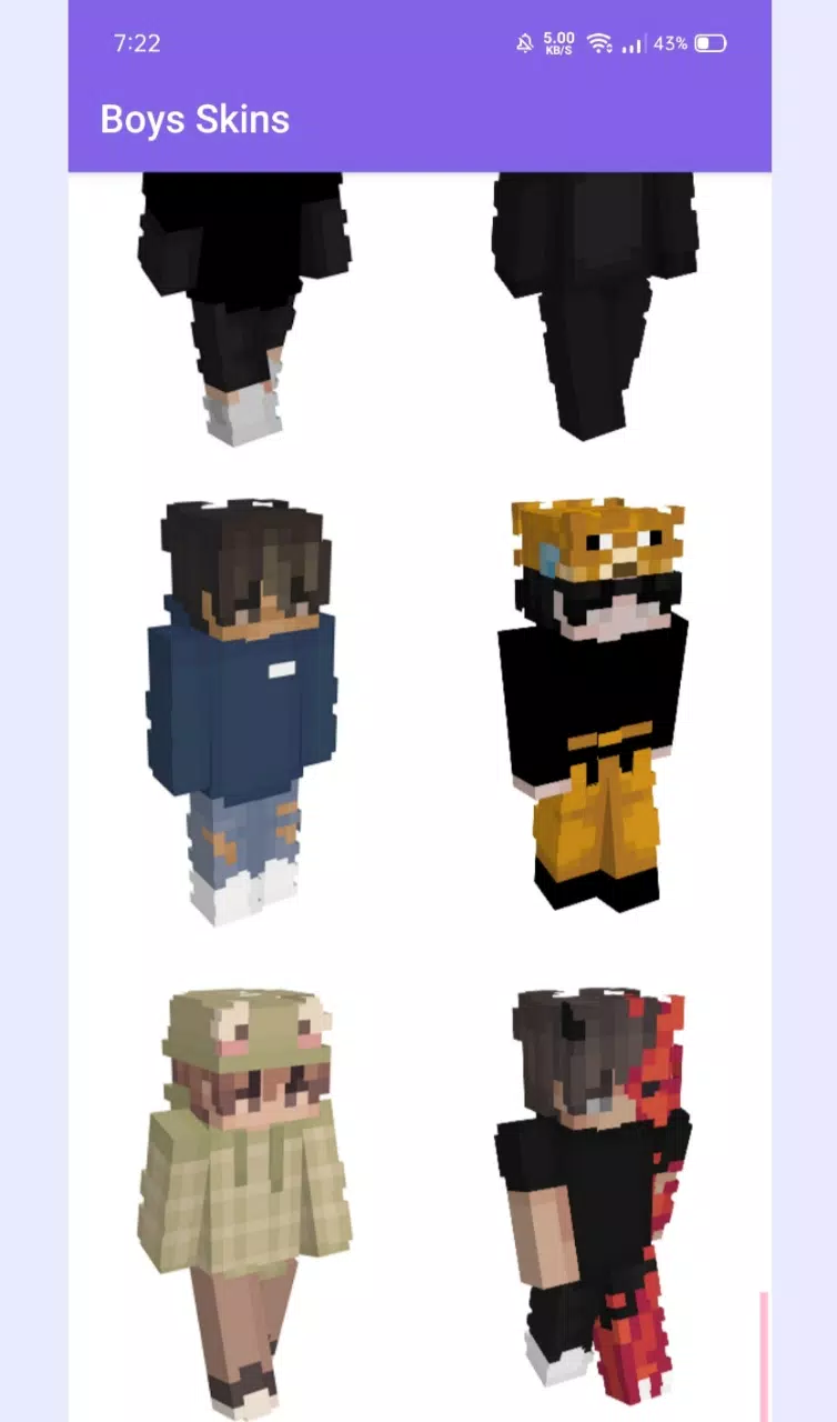 Boy Skins For Minecraft PE APK pour Android Télécharger