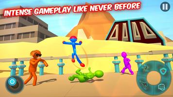 Stick Man Fighting: Mùa Thu Phẳng Trên Sàn 2018 ảnh chụp màn hình 3