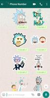 Rick & Morty Stickers for Whatsapp capture d'écran 1