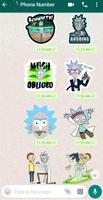 Rick & Morty Stickers for Whatsapp capture d'écran 2
