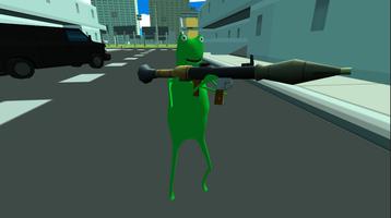 Frog Game Amazing Action پوسٹر