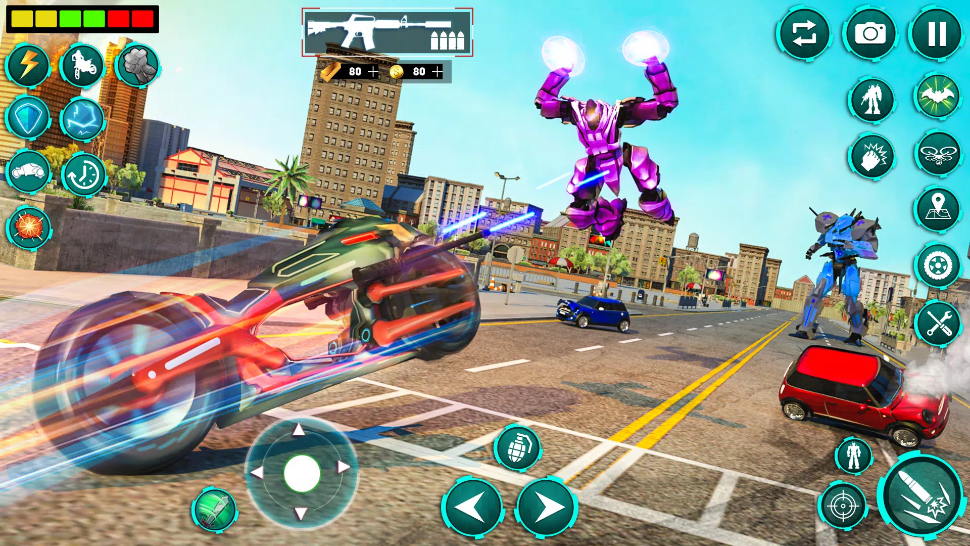 Download do APK de jogo de moto robô voador para Android