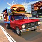 simulateur conduite food truck icône