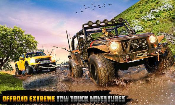 Spin Tires Offroad Truck Driving: Tow Truck Games poster