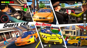 City Cab Driver Car Taxi Games 스크린샷 2