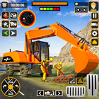 bâtir jeux construction routes icône