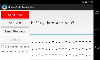 Morse Code Transmitter اسکرین شاٹ 2