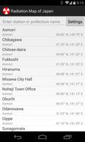 Radiation Map of Japan পোস্টার