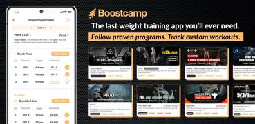 Boostcamp: Workout Plans & Log