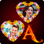 Fire Text Photo Frames App-icoon