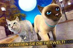 Miau! Miezekätzchen-Simulator 🐈 Süßes Katzenspiel Plakat