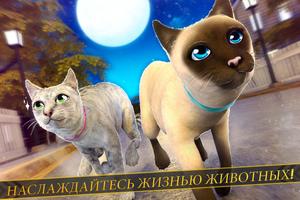 Мяу! Милый Котенок 🐈 Щенок Кот Люблю Дети Игра постер