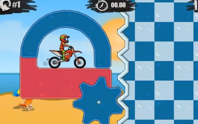 Moto X3M 5: Pool Party - the latest in the free games dirt bike series