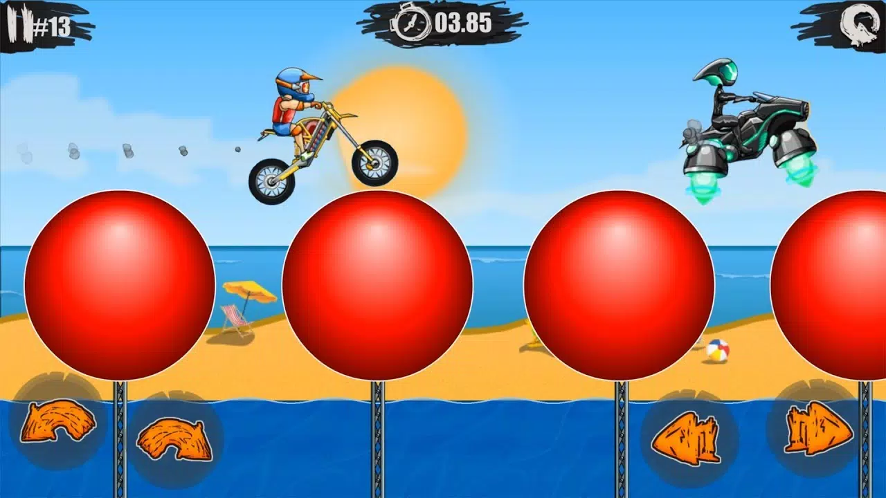 Moto x3m pool party online games 