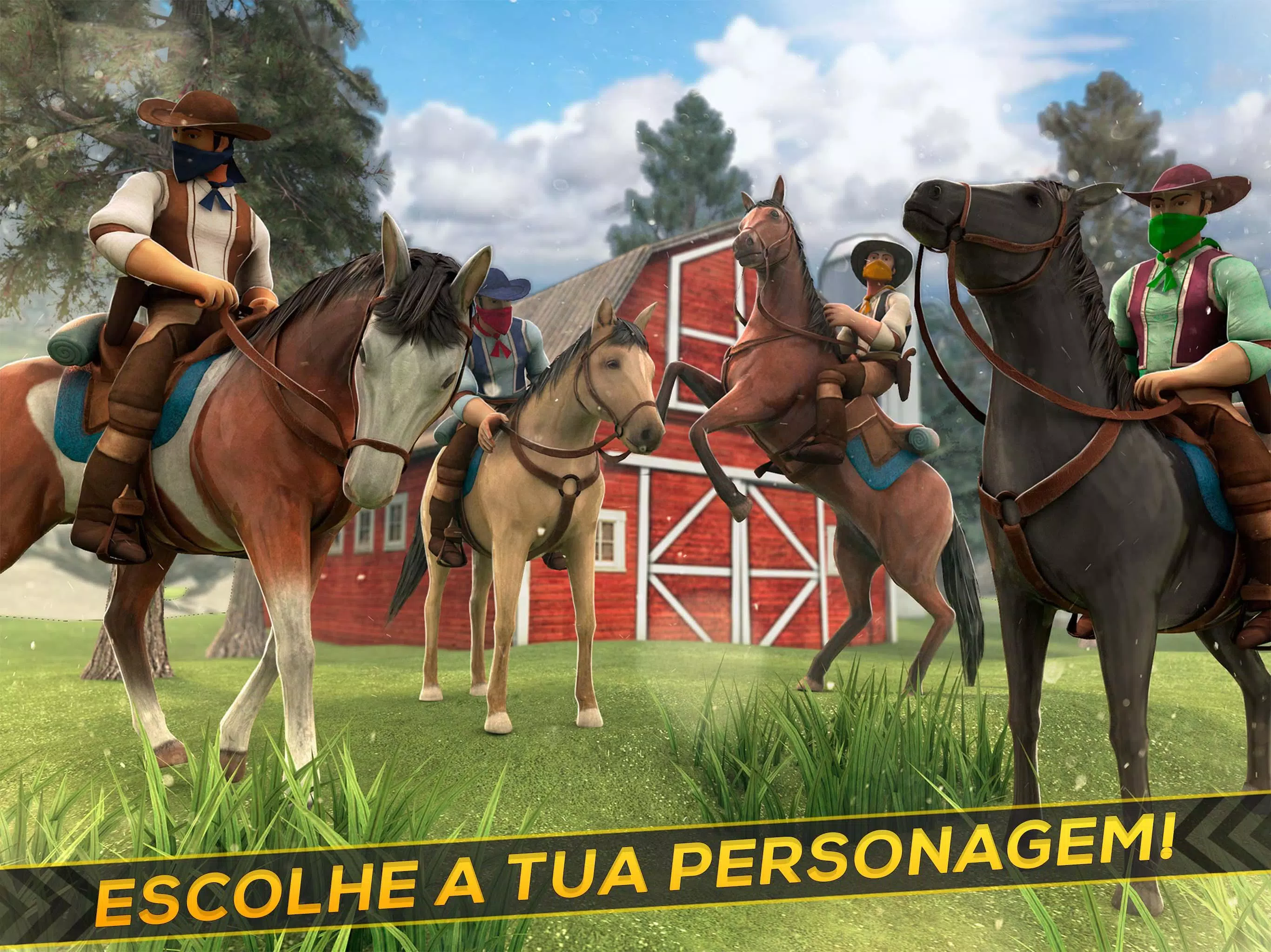 Download do APK de Corridas de Cowboys em Cavalos para Android