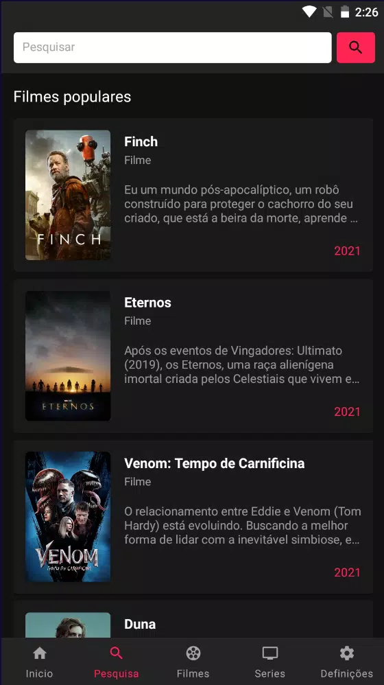 Projetocine: Filmes Series para Android - Download