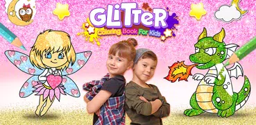 Glitter Coloring and Drawing