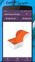 Cake Boxes Design Affiche