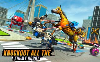 Horse Robot Car Game 3D screenshot 1