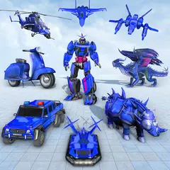 Rhino Robot: Mech Robot Game APK download